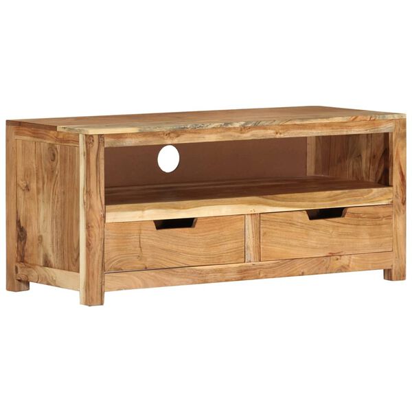 vidaXL Έπιπλο Τηλεόρασης 88 x 35 x 40 εκ. από Μασίφ Ξύλο Ακακίας
