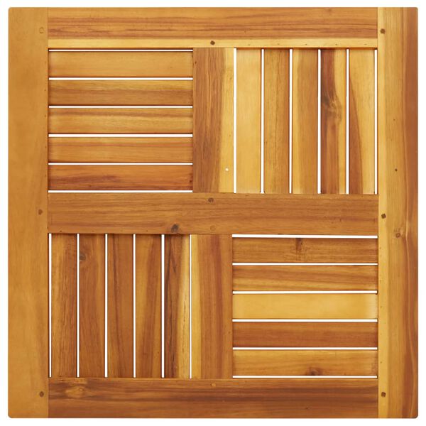 vidaXL Επιφάνεια Τραπεζιού Τετράγωνη 60x60x2 εκ. Μασίφ Ξύλο Ακακίας
