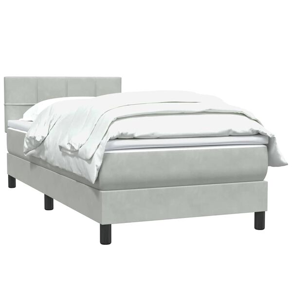 vidaXL &Kappa;&rho;&epsilon;&beta;ά&tau;&iota; Boxspring &mu;&epsilon; &Sigma;&tau;&rho;ώ&mu;&alpha; &Alpha;&nu;&omicron;&iota;&chi;&tau;ό &Gamma;&kappa;&rho;&iota; 80x210 &epsilon;&kappa;. &Beta;&epsilon;&lambda;&omicron;ύ&delta;&iota;&nu;&omicron;