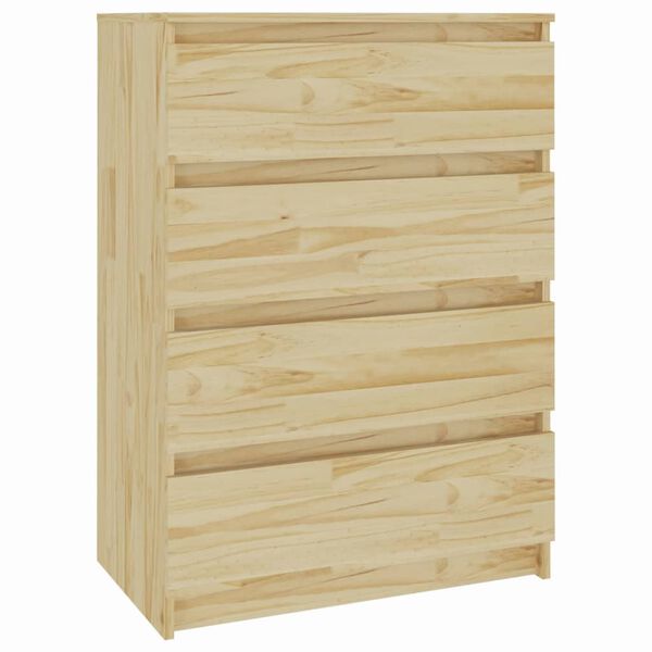 vidaXL Συρταριέρα 60 x 36 x 84 εκ. από Μασίφ Ξύλο Πεύκου