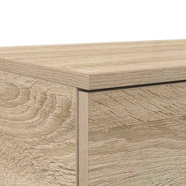 vidaXL Συρτάρια κρεβατιού με συρτάρι Sonoma Δρυς 90 x 36.5 x 16.5 εκ