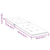 vidaXL Μαξιλάρι Σεζλόνγκ Μαύρο (75+105) x 50 x 4 εκ.