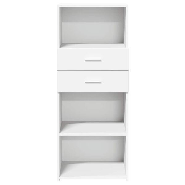 vidaXL Ντουλάπι Μαύρο 50x42,5x124 εκ. από Επεξεργασμένο Ξύλο
