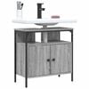 vidaXL Ντουλάπι Νιπτήρα Μπάνιου Γκρι Sonoma 60x30x60 εκ. Επεξ. Ξύλο