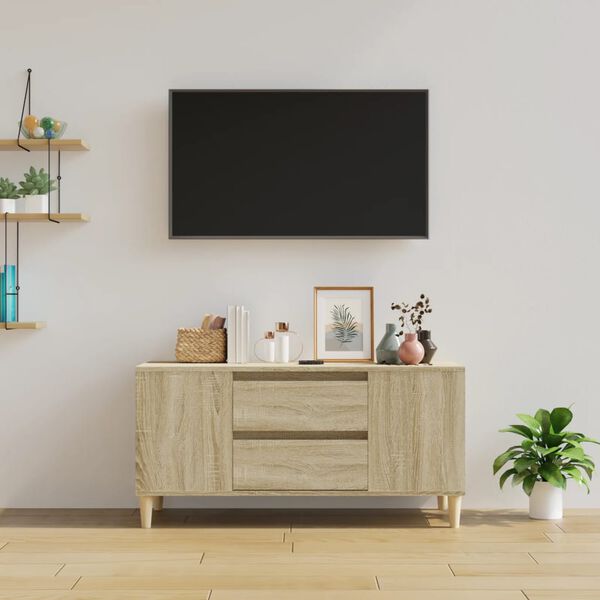 vidaXL Έπιπλο Τηλεόρασης Sonoma Δρυς 102x44,5x50 εκ. Επεξ. Ξύλο