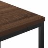 vidaXL Ντουλάπι μπάνιου με ράφια καφέ δρυς 36x35x165 εκ.