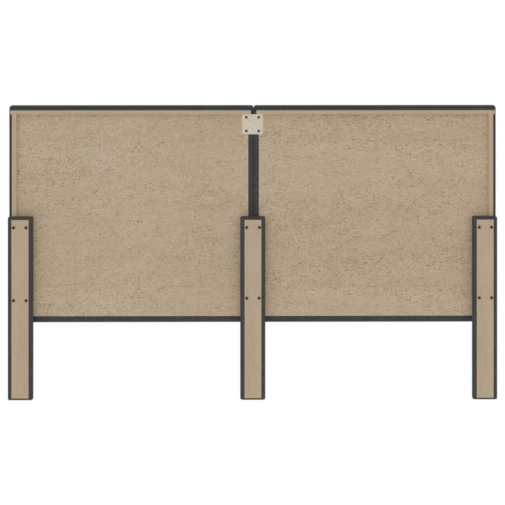 vidaXL Κρεβάτι Boxspring Σκούρο Γκρι 160 x 200 εκ. Υφασμάτινο