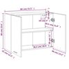 vidaXL Κρεμαστό Ντουλάπι "Lyon" Γκρι Sonoma 80x31x60 εκ. από Τεχνητό Ξύλο