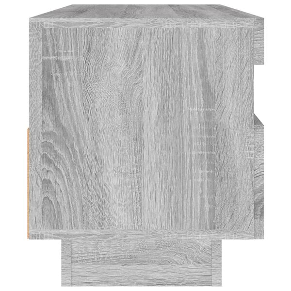 vidaXL Έπιπλο Τηλεόρασης με LED Γκρι Sonoma 100x35x40 εκ.