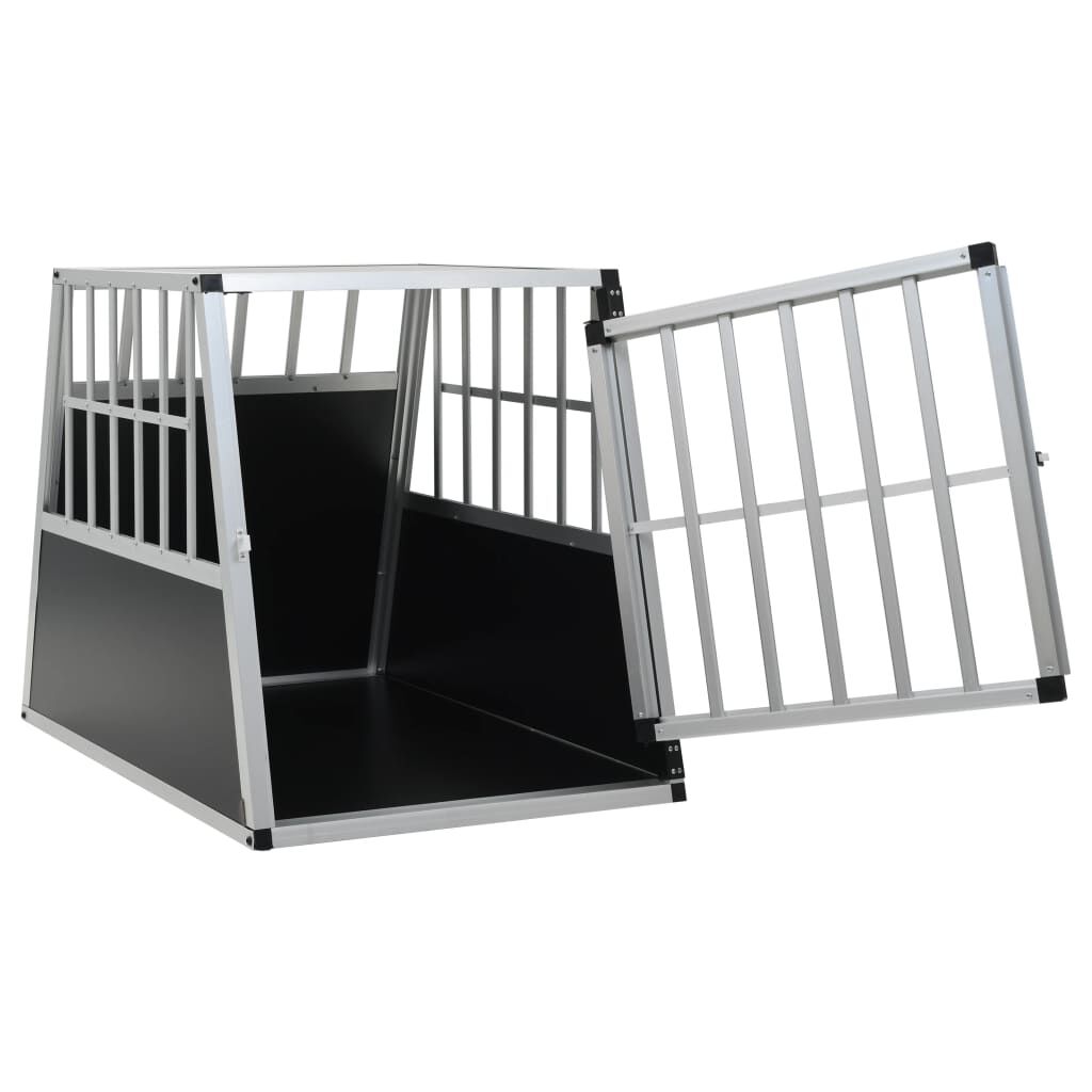 vidaXL Κλουβί Σκύλου με Μονή Πόρτα 65 x 91 x 69,5 εκ.