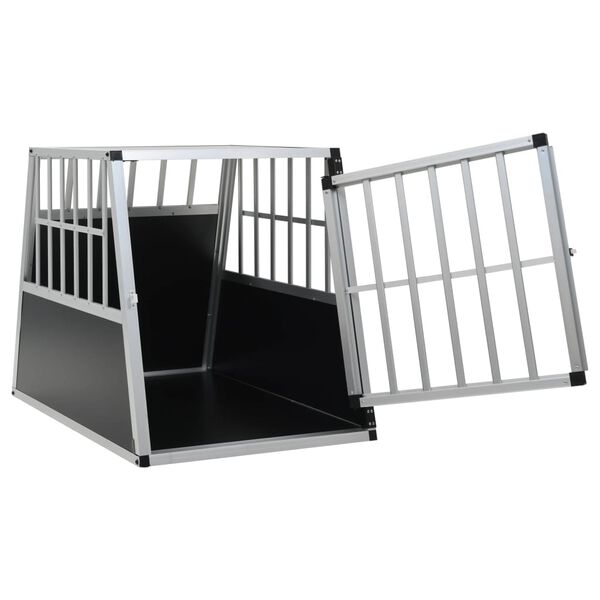 vidaXL Κλουβί Σκύλου με Μονή Πόρτα 65 x 91 x 69,5 εκ.