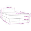 vidaXL &Kappa;&rho;&epsilon;&beta;ά&tau;&iota; Boxspring &mu;&epsilon; &Sigma;&tau;&rho;ώ&mu;&alpha; &Mu;&pi;&lambda;&epsilon; 120x190 &epsilon;&kappa;. &Upsilon;&phi;&alpha;&sigma;&mu;ά&tau;&iota;&nu;&omicron;