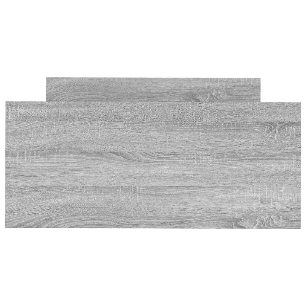 vidaXL Πλαίσιο Κρεβατιού Γκρι Sonoma 100x200 εκ. Επεξεργασμένο Ξύλο