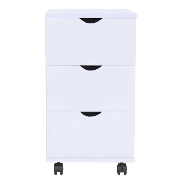 vidaXL Συρταριέρα Λευκή 33 x 45 x 60 εκ.