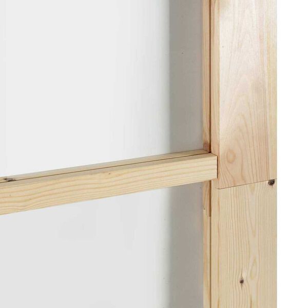 vidaXL Συρόμενη Πόρτα ORKDAL Καφέ 93 x 211 εκ. Ξύλο και μέταλλο