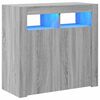vidaXL &Mu;&pi;&omicron;&upsilon;&phi;έ&sigmaf; &mu;&epsilon; LED &Gamma;&kappa;&rho;&iota; Sonoma 80x35x75 &epsilon;&kappa;.
