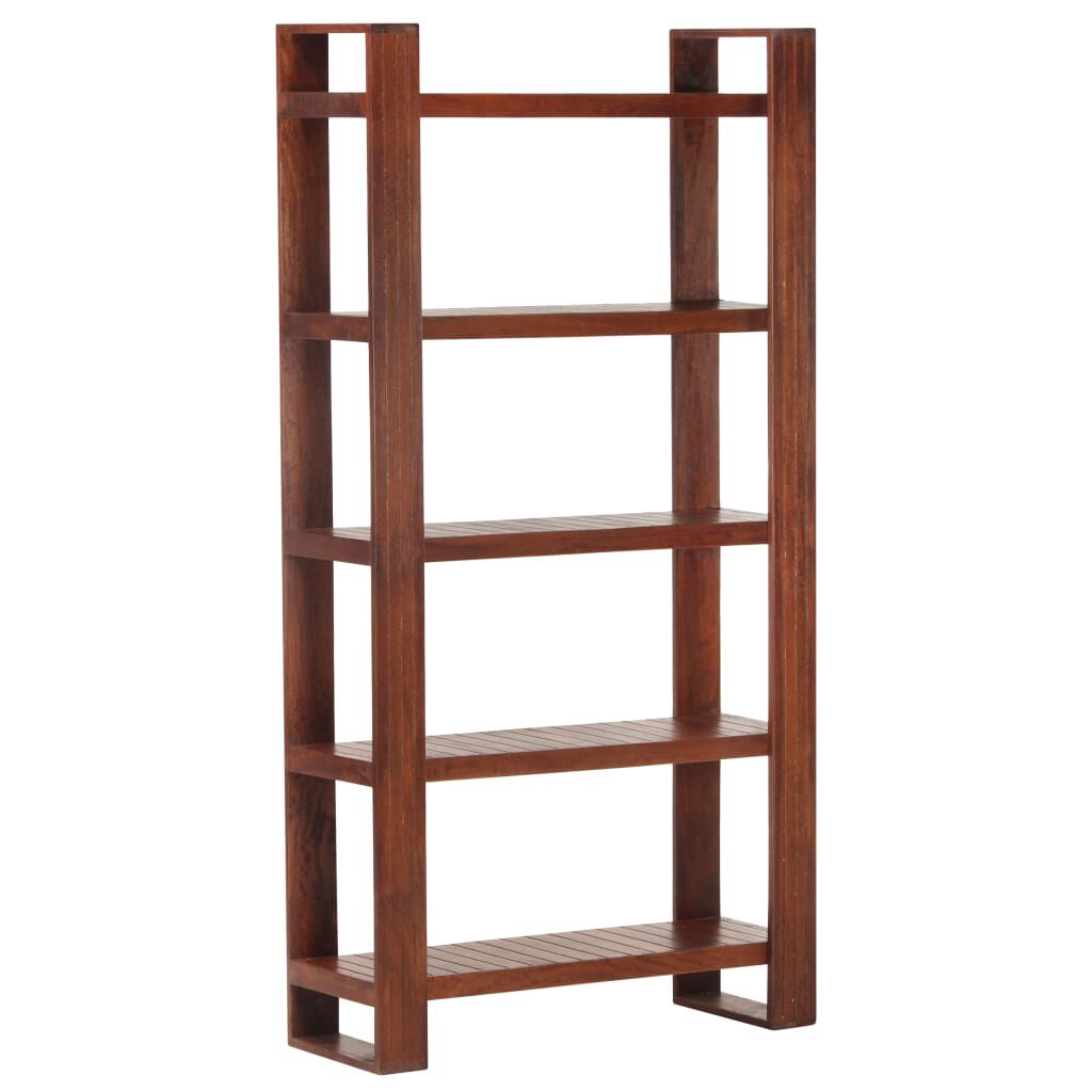 vidaXL Βιβλιοθήκη Καφέ Μελί 85 x 30 x 166 εκ. από Μασίφ Ξύλο Ακακίας
