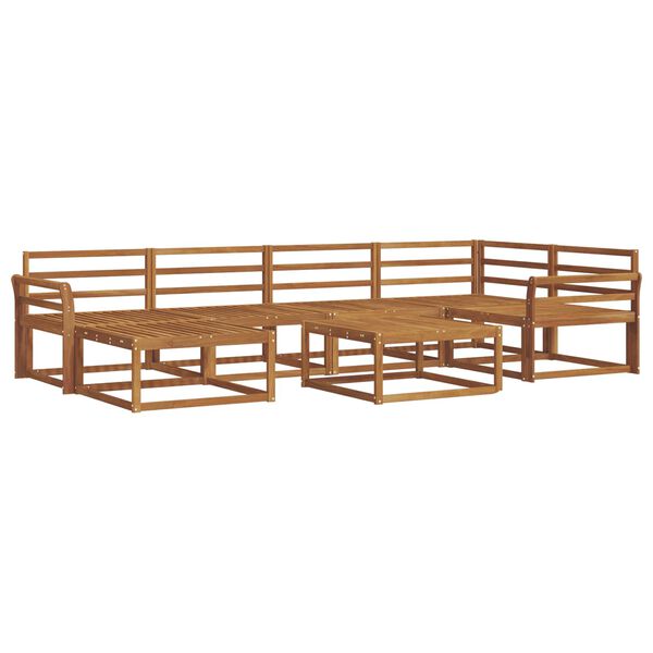 vidaXL &Sigma;&epsilon;&iota;&rho;ά &Kappa;&alpha;&nu;&alpha;&pi;έ &Epsilon;&xi;&omega;&tau;&epsilon;&rho;&iota;&kappa;&omicron;ύ 7 pcs &Phi;&upsilon;&sigma;&iota;&kappa;ό &Sigma;&tau;&epsilon;&rho;&epsilon;ό &Xi;ύ&lambda;&omicron; &Alpha;&kappa;&alpha;&kappa;ί&alpha;&sigmaf;