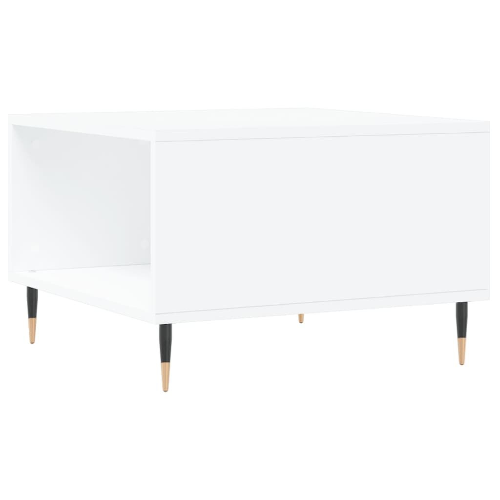 vidaXL Τραπεζάκι Σαλονιού Λευκό 55x55x36,5 εκ. από Επεξεργασμένο Ξύλο