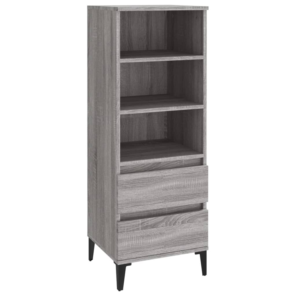 vidaXL Ντουλάπι Γκρι Sonoma 40x36x110 εκ. από Επεξεργασμένο Ξύλο