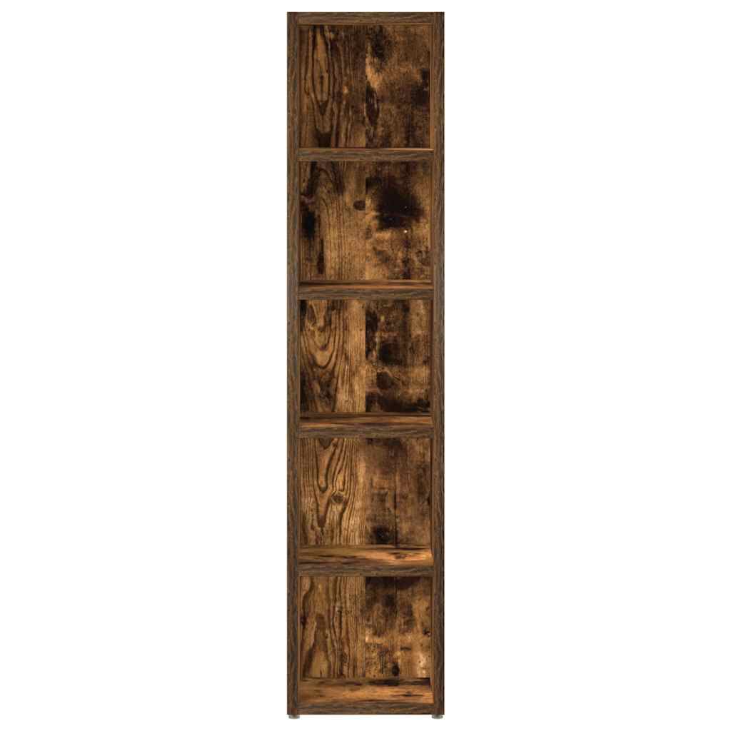 vidaXL Ντουλάπια CD 2 τεμ. Καπν. Δρυς 21x16x93,5 εκ Επεξεργασμένο Ξύλο