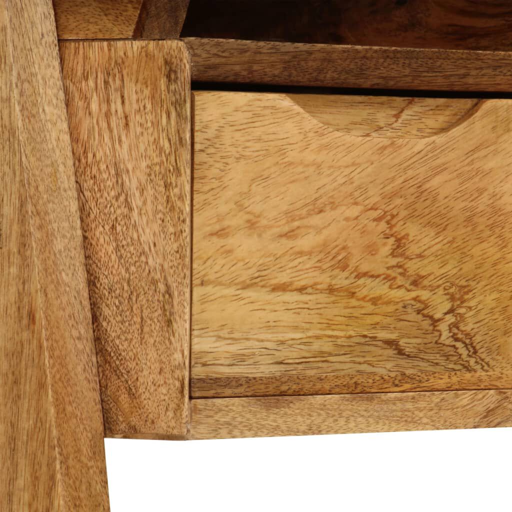 vidaXL Γραφείο 110 x 50 x 76 εκ. από Μασίφ Ξύλο Μάνγκο
