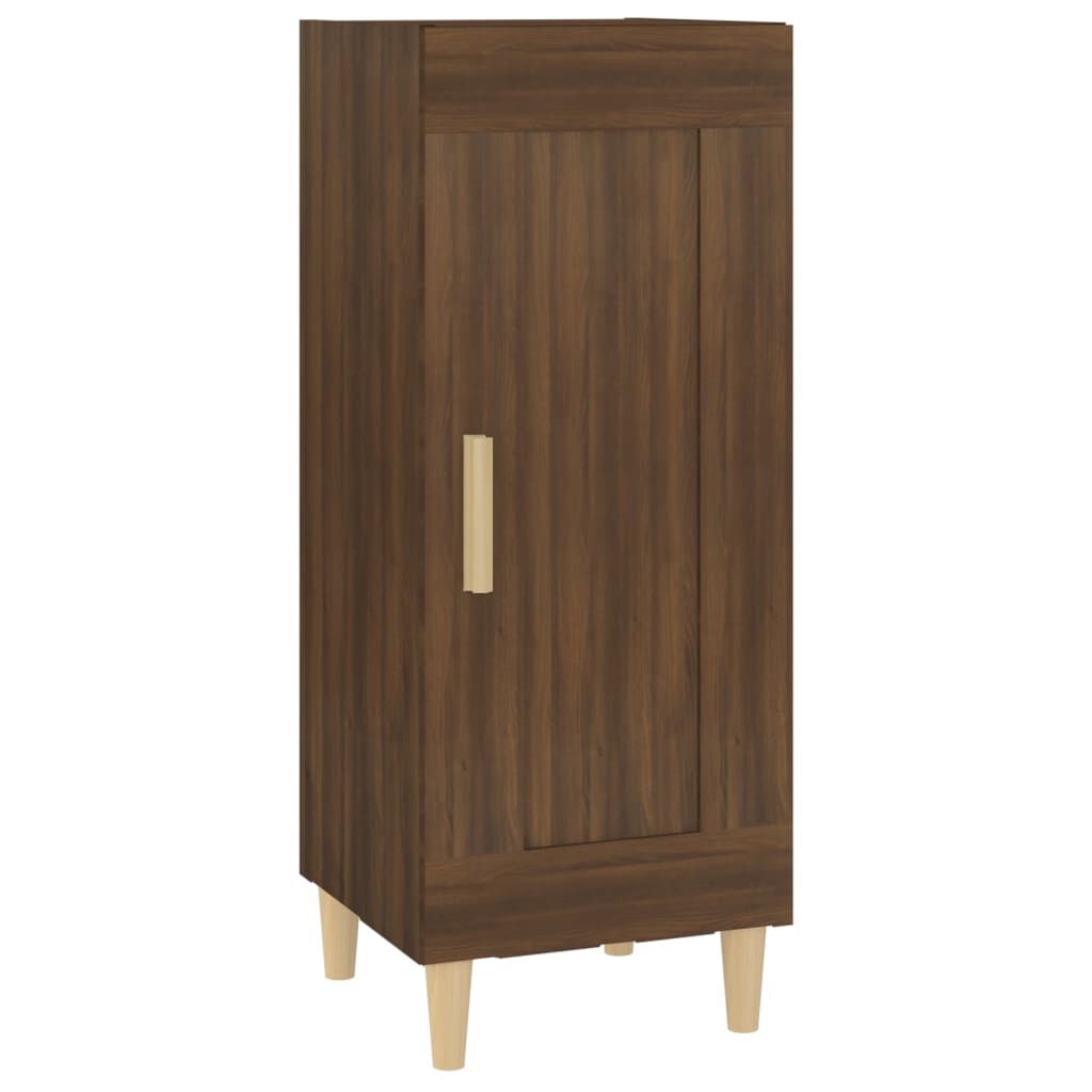 vidaXL Ντουλάπι Καφέ Δρυς 34,5 x 34 x 90 εκ. Επεξεργασμένο Ξύλο