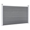 vidaXL Πάνελ Περίφραξης Γκρι 353 x 106 εκ. από WPC