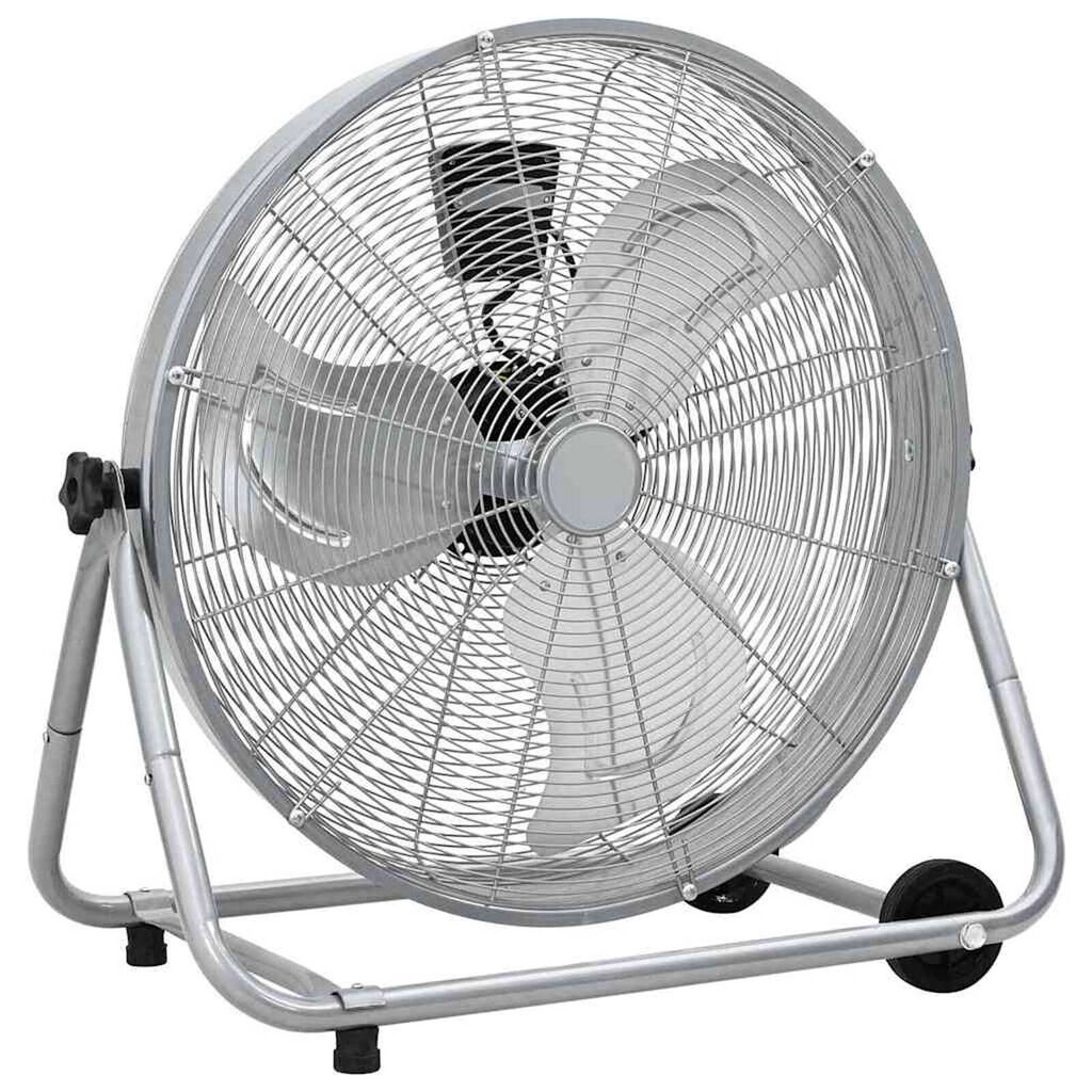 vidaXL Ανεμιστήρας τύπου τυμπάνου με τροχούς 73 x 42 x 70 εκ Αλουμίνιο