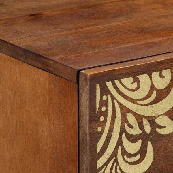 vidaXL Μπουφές Καφέ 60 x 33.5 x 75 εκ. Μασίφ ξύλο μάνγκο