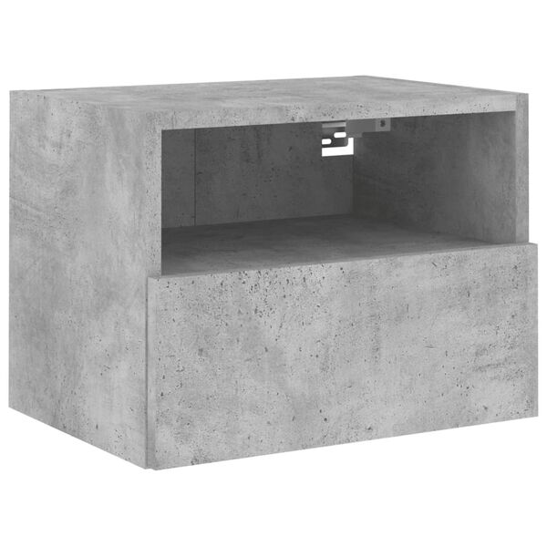 vidaXL Έπιπλο Τοίχου Τηλεόρασης Γκρι Σκυρ. 40x30x30 εκ. Επεξ. Ξύλο