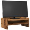 vidaXL Βάση Οθόνης Όψη Παλαιού Ξύλου 42x24x16 εκ. από Επεξ. Ξύλο