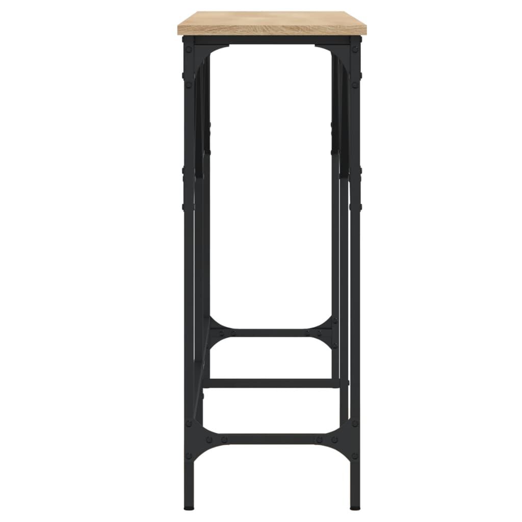 vidaXL Τραπέζι Κονσόλα Sonoma Δρυς 140 x 29 x 75 εκ. Επεξεργ. Ξύλο