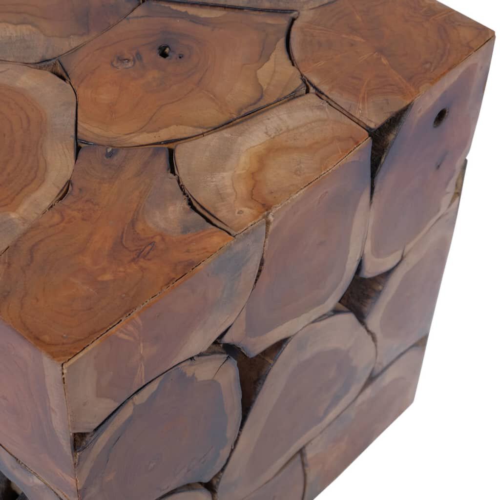 vidaXL Σκαμπό από Μασίφ Ξύλο Teak