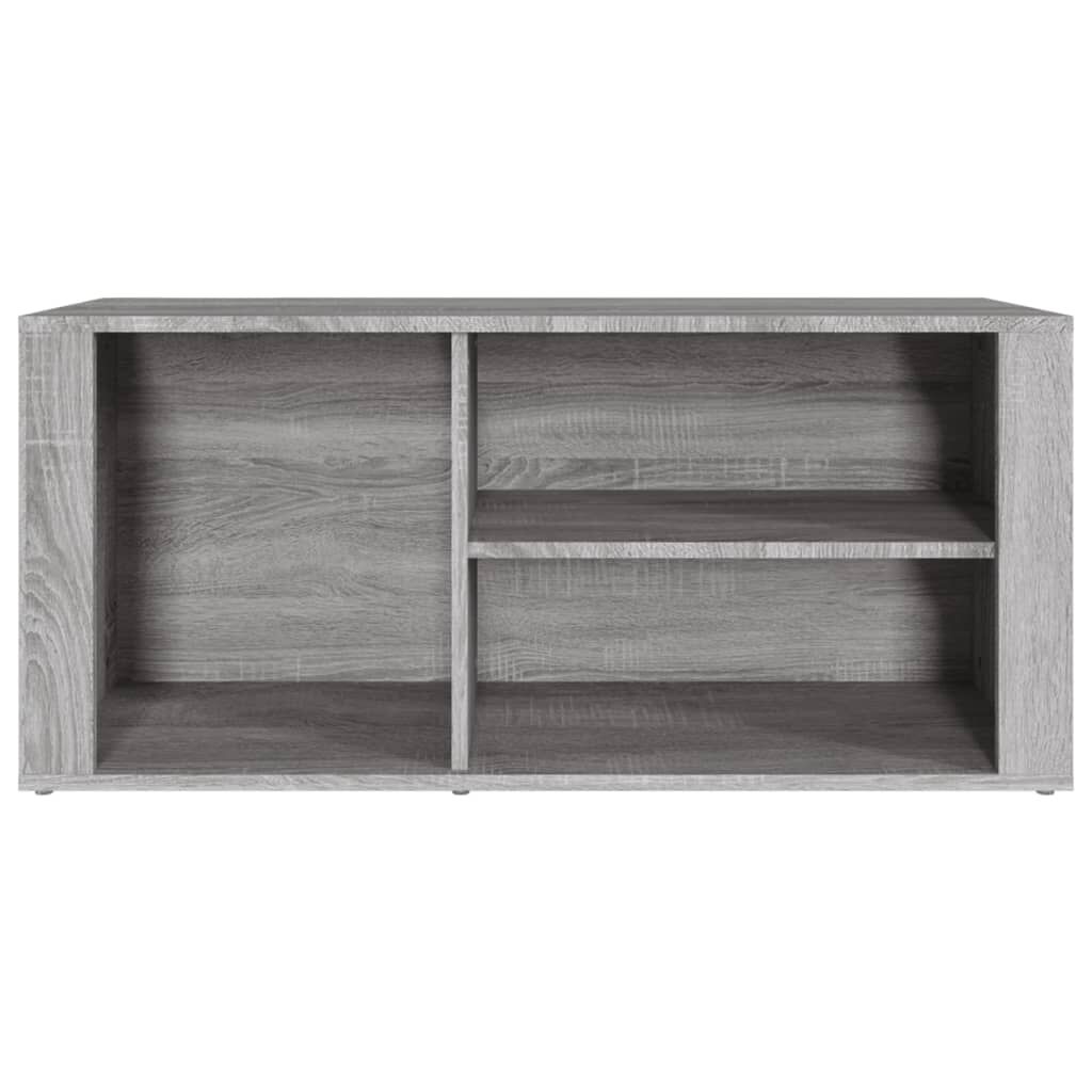 vidaXL Παπουτσοθήκη Γκρι Sonoma 100x35x45 εκ. από Επεξεργασμένο Ξύλο