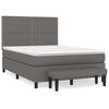 vidaXL &Kappa;&rho;&epsilon;&beta;ά&tau;&iota; Boxspring &mu;&epsilon; &Sigma;&tau;&rho;ώ&mu;&alpha; &Gamma;&kappa;&rho;&iota; 140x190&epsilon;&kappa;. &alpha;&pi;ό &Sigma;&upsilon;&nu;&theta;&epsilon;&tau;&iota;&kappa;ό &Delta;έ&rho;&mu;&alpha;