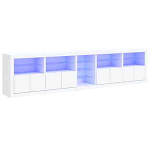vidaXL &Mu;&pi;&omicron;&upsilon;&phi;έ&sigmaf; &mu;&epsilon; &Phi;ώ&tau;&alpha; LED &Lambda;&epsilon;&upsilon;&kappa;ό&sigmaf; 283 x 37 x 67 &epsilon;&kappa;.