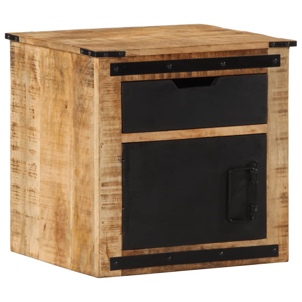 vidaXL Κομοδίνο 45x40x45 εκ. από Μασίφ Ξύλο Μάνγκο