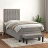 vidaXL &Kappa;&rho;&epsilon;&beta;ά&tau;&iota; Boxspring &mu;&epsilon; &Sigma;&tau;&rho;ώ&mu;&alpha; &Alpha;&nu;&omicron;&iota;&chi;&tau;ό &Gamma;&kappa;&rho;&iota; 90x190 &epsilon;&kappa;. &Beta;&epsilon;&lambda;&omicron;ύ&delta;&iota;&nu;&omicron;