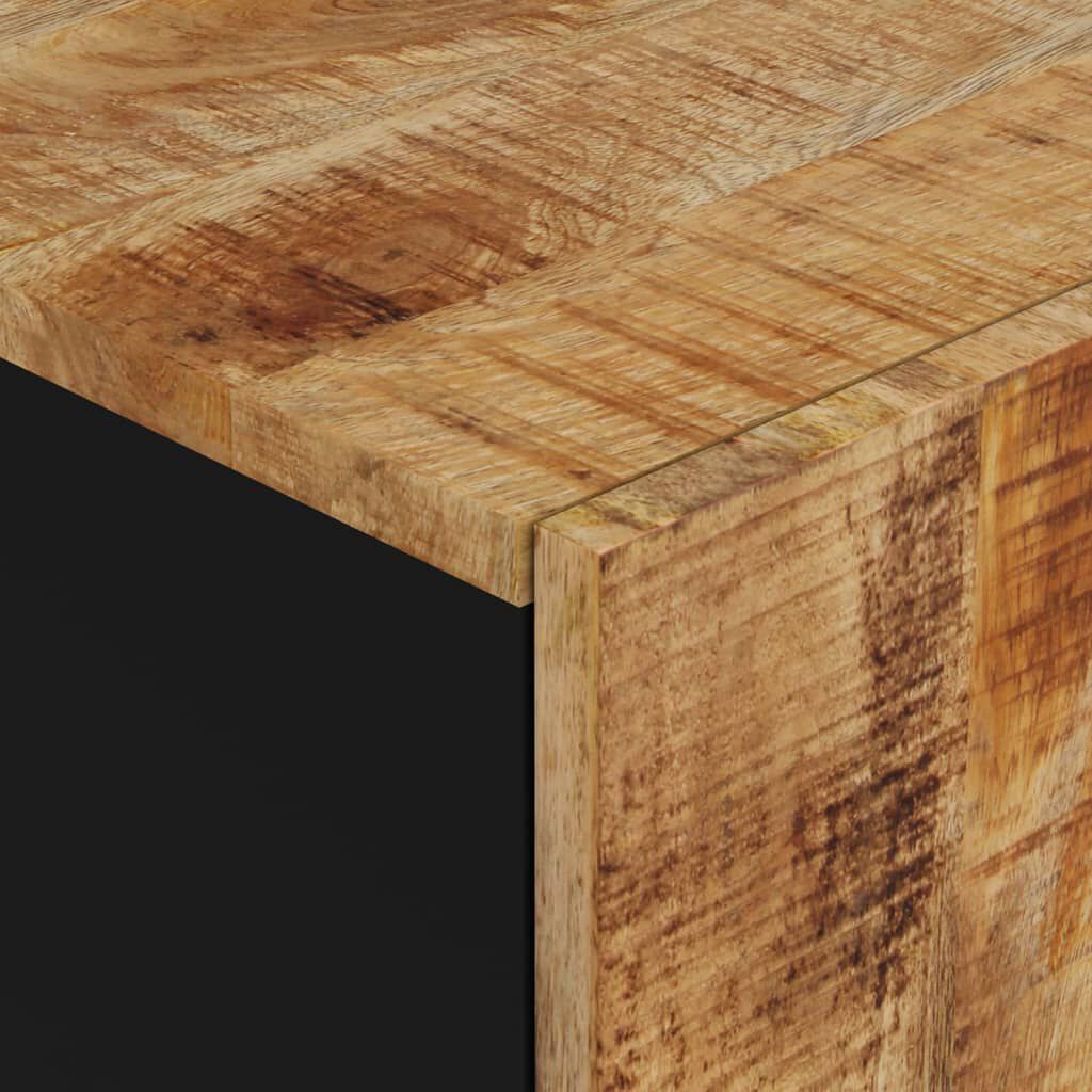 vidaXL Ντουλάπι Μπάνιου 38 x 33 x 58 εκ. από Μασίφ Ξύλο Μάνγκο