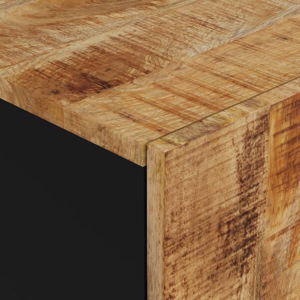 vidaXL Ντουλάπι Μπάνιου 38 x 33 x 58 εκ. από Μασίφ Ξύλο Μάνγκο