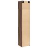 vidaXL Ντουλάπι Αποθήκευσης Στενό Δρυς 45x42,5x225 εκ. Επεξεργ. Ξύλο