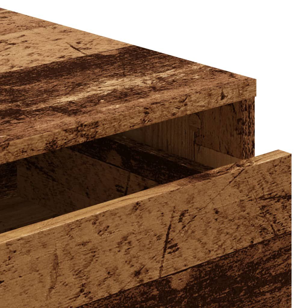 vidaXL Συρταριέρα Γωνιακή Όψη Παλαιού Ξύλου 40x41x76 εκ. Επεξεργ. Ξύλο