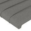 vidaXL Κεφαλάρι Κρεβατιού Σκούρο Γκρι 100x5x78/88 εκ. Υφασμάτινο