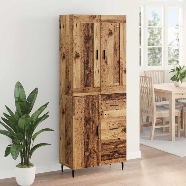 vidaXL Highboard &mu;&epsilon; &sigma;&upsilon;&rho;&tau;ά&rho;&iota; 2 pcs &Pi;&alpha;&lambda;&iota;ό &xi;ύ&lambda;&omicron; &Epsilon;&pi;&epsilon;&xi;&epsilon;&rho;&gamma;&alpha;&sigma;&mu;έ&nu;&omicron; &xi;ύ&lambda;&omicron;