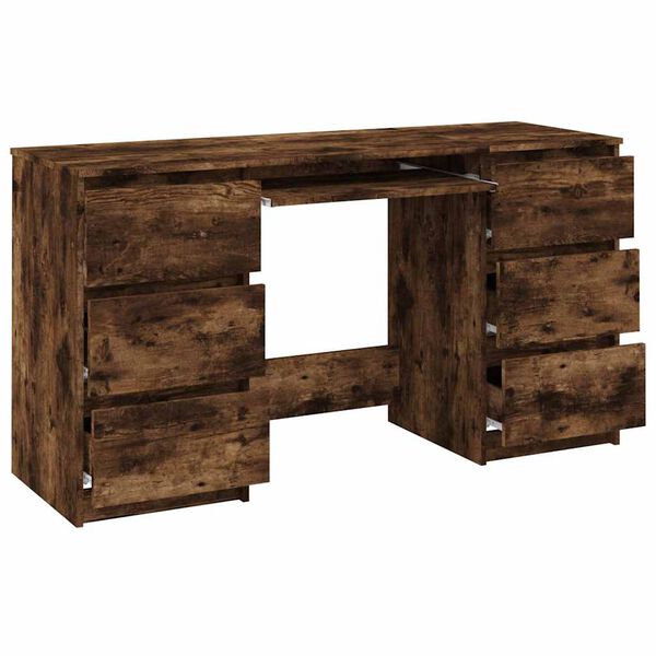 vidaXL Γραφείο Καπνιστή Δρυς 140 x 50 x 77 εκ. από Επεξεργασμένο Ξύλο