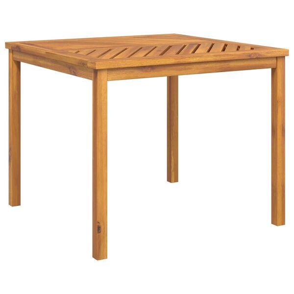 vidaXL Σέτ φαγητού για κήπο 3 pcs Καφέ 90 x 90 x 74 cm