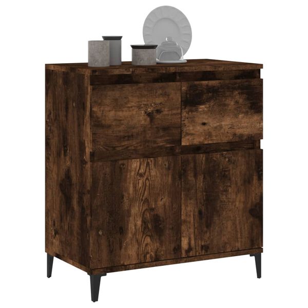 vidaXL Ντουλάπι Καπνιστή Δρυς 60x35x70 εκ. από Επεξεργασμένο Ξύλο