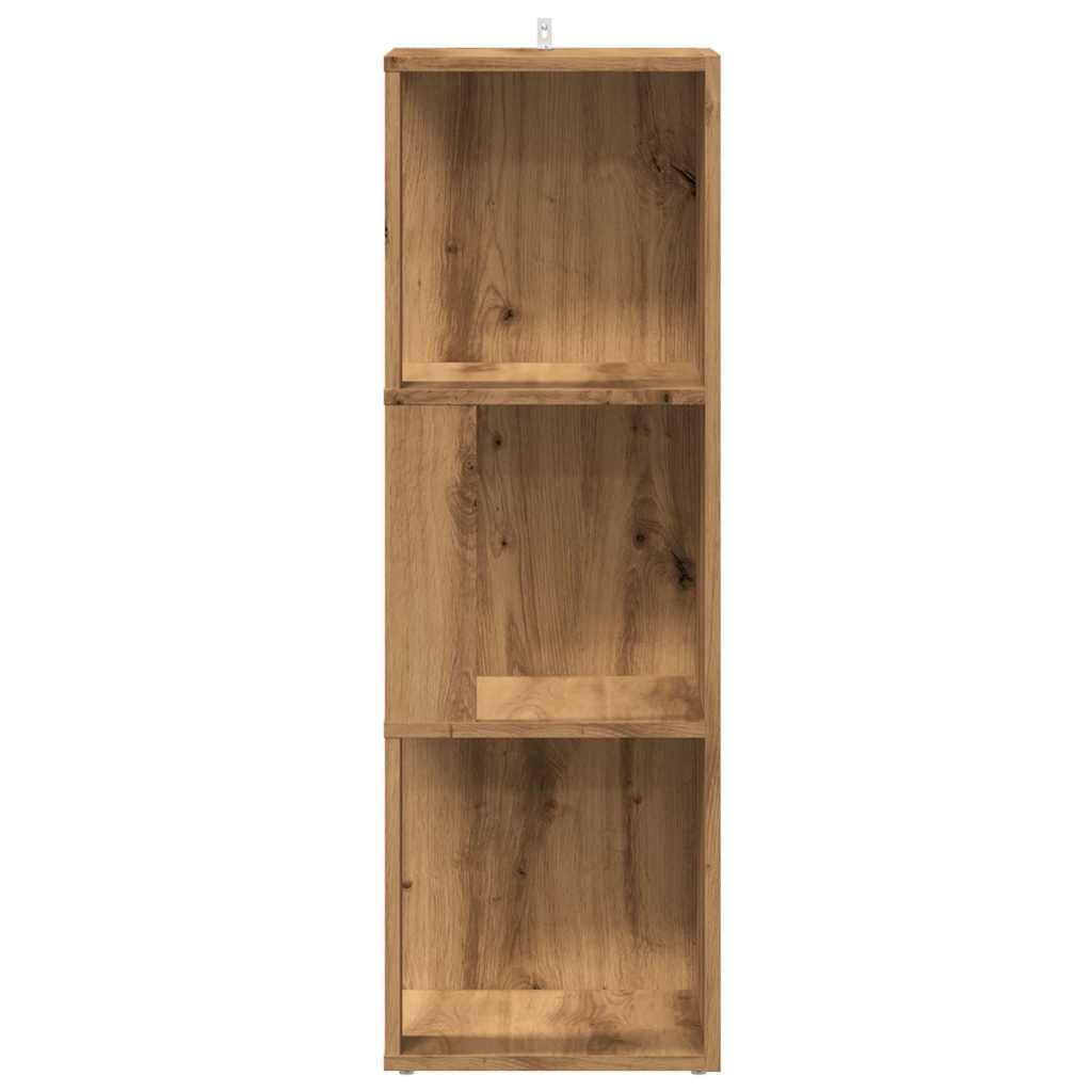 vidaXL Γωνιακό ντουλάπι Artisan Oak 33x33x100 cm Κατασκευασμένο ξύλο