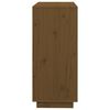 vidaXL Ντουλάπι Καφέ Μελί 74 x 35 x 80 εκ. από Μασίφ Ξύλο Πεύκου